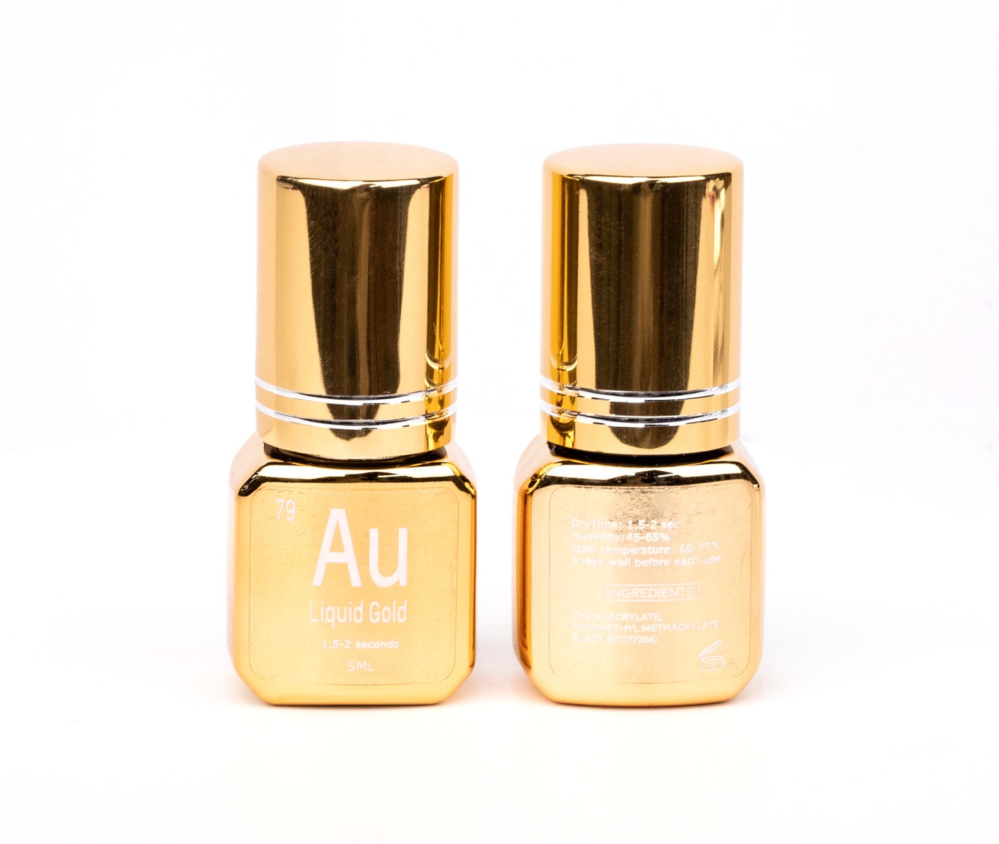 1.5-2.0 Seconds • Liquid Gold Adhesive
